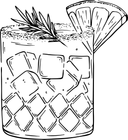 Paloma cocktail icon